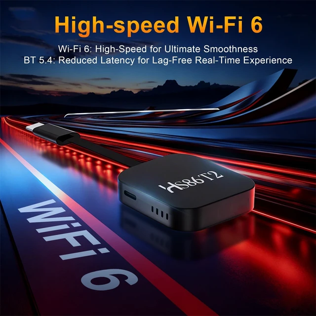Alt view image 4 of 5 - Android 14.0 TV Stick HS86 T2 4K 2GB RAM 16GB ROM Dual Wi-Fi BT5.4