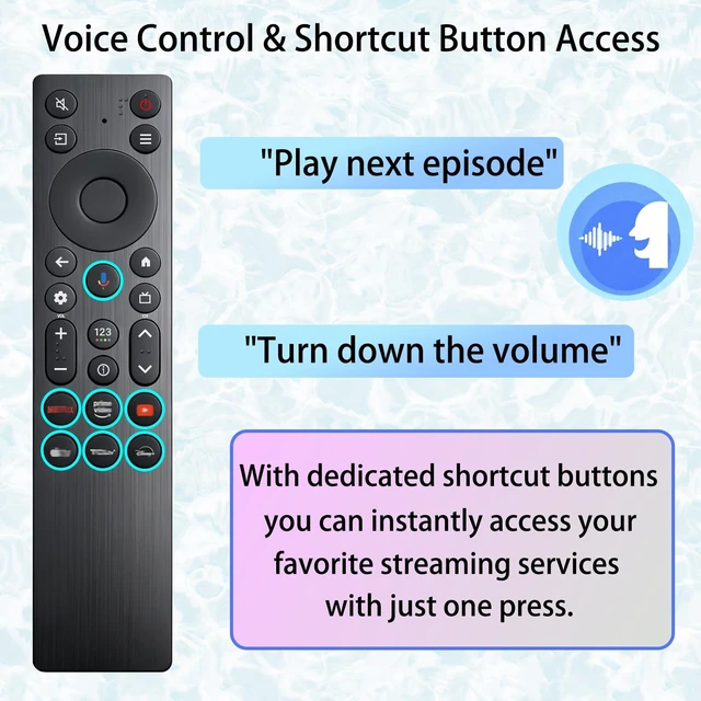 Alt view image 3 of 5 - 2 Pack RC923A FMB1 Remote Replacement Compatible with TCL Google Smart TV's
