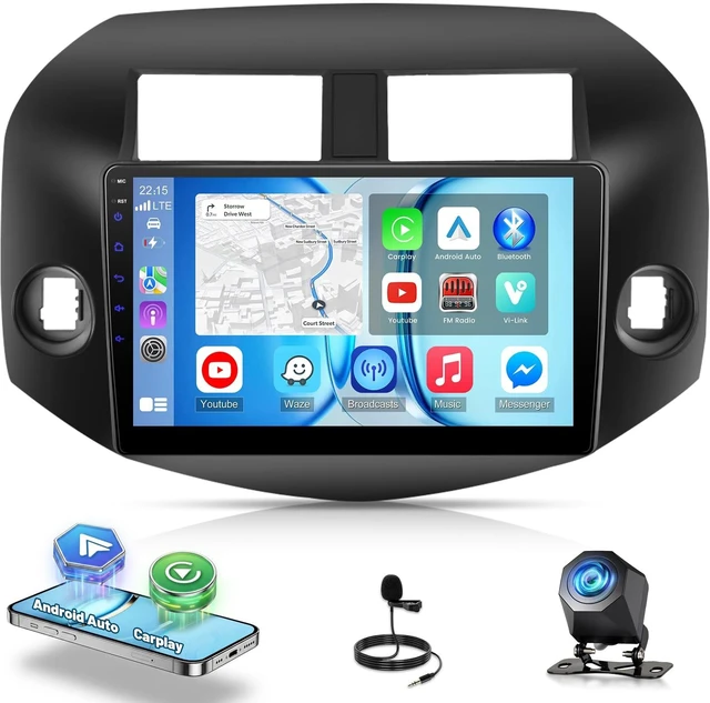 Main image of Volxcereo Car Stereo for Toyota RAV4 2007 2008 2009 2010 2011 2012