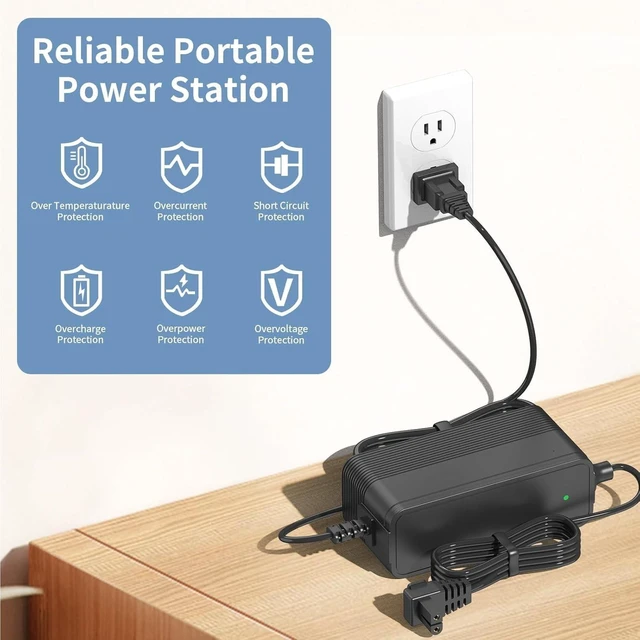 Alt view image 5 of 5 - VOJSALDR 26V Robotic Pool Cleaner Charger Compatible with Seauto Crab CR and Zyerch SAT30 21.6V Battery Robotic Pool Cleaner Charger