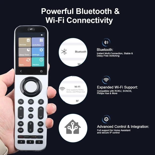 Alt view image 5 of 5 - SofaBaton X2 Universal Remote Control with Touch Screen (Only Remote