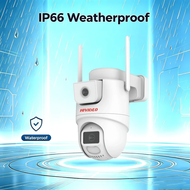 Alt view image 5 of 5 - 2MP Dual Lens 2.4G WiFi Security Camera Wireless Outdoor For Home Security