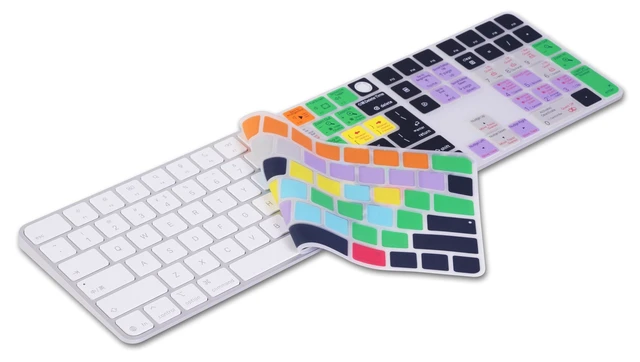 Alt view image 2 of 5 - XSKN Ableton Live Shortcut Keyboard Cover for iMac M4 Magic Keyboard with Touch ID and Numeric Keypad A3119
