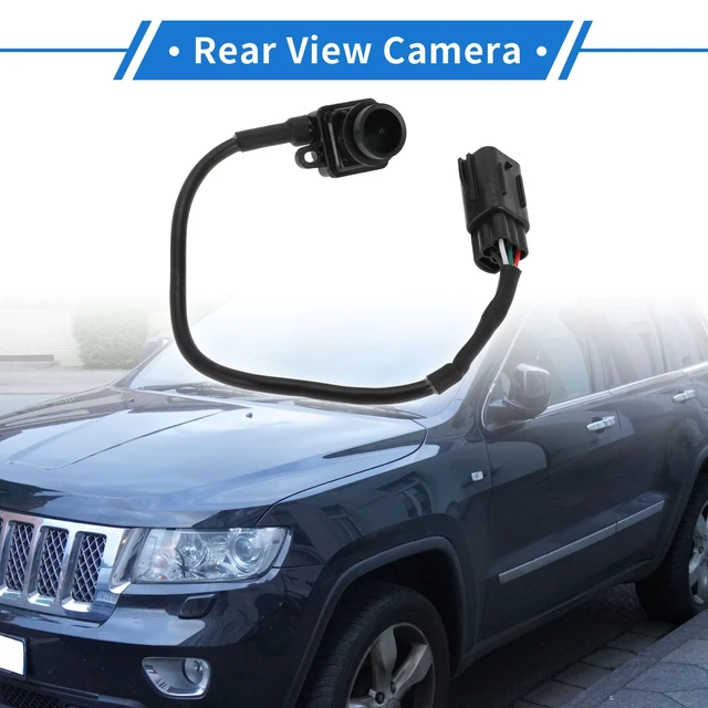 Alt view image 2 of 5 - VekAuto 1 Pcs Rear View Camera for Jeep Grand Cherokee 2011-2013 for Dodge Durango 2011-2013 License Plate Park Assist Camera Backup Reverse Camera