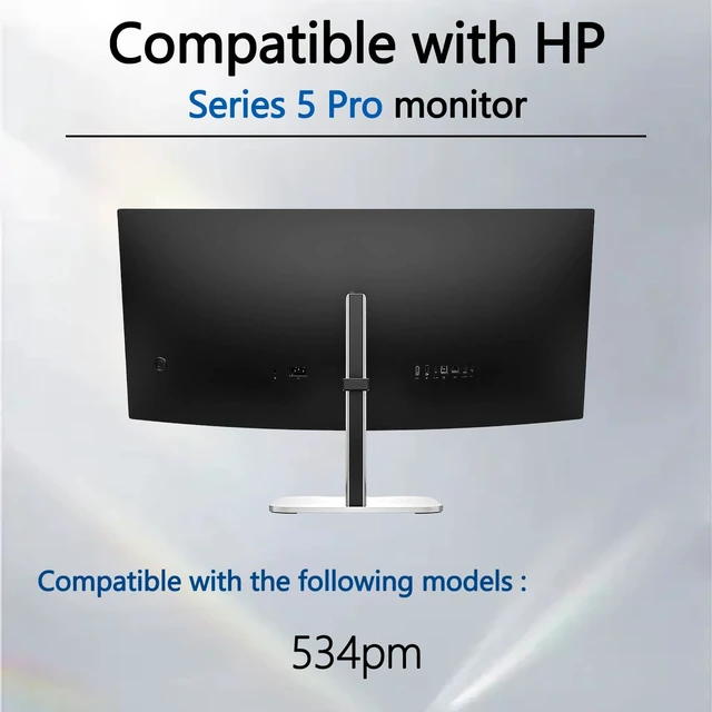 Alt view image 2 of 5 - 534pm Vesa Mount Adapter is Compatible with HP Series 5 Pro 34" Monitor