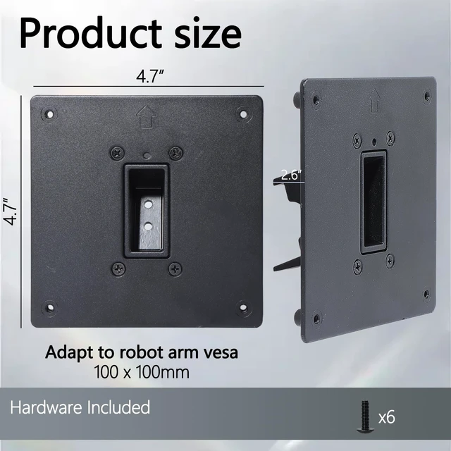 Alt view image 5 of 5 - 534pm Vesa Mount Adapter is Compatible with HP Series 5 Pro 34" Monitor