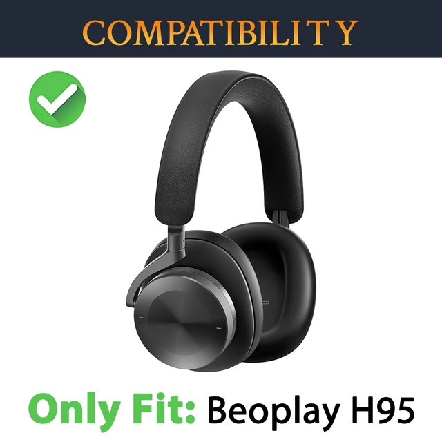 Alt view image 2 of 5 - SOULWIT Lambskin Earpads for B&O Beoplay H95 - Black