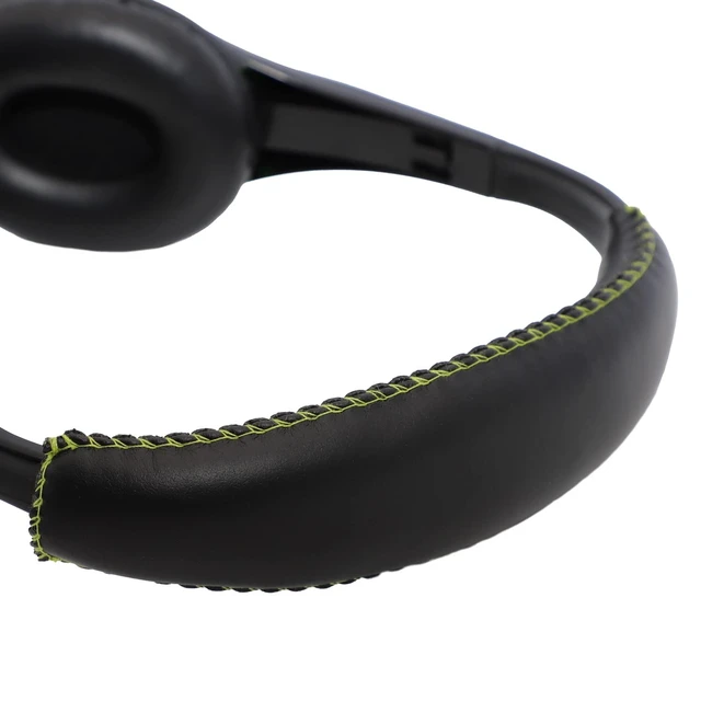 Alt view image 5 of 5 - Avid Education AE-36-GR Stereo Classroom Computer Headset with Boom Microphone, Single TRRS Plug, Green