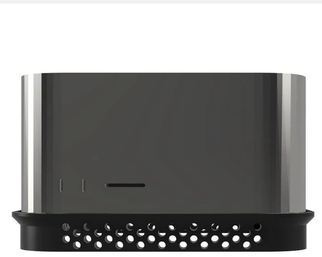 Alt view image 2 of 5 - Raised Desk Stand Compatible with Mac Studio & Mac mini (M1 & M2 New Gen) - Improved Airflow Resulting in Quiter Max Performance (Black)