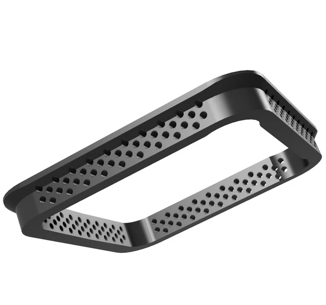 Alt view image 4 of 5 - Raised Desk Stand Compatible with Mac Studio & Mac mini (M1 & M2 New Gen) - Improved Airflow Resulting in Quiter Max Performance (Black)