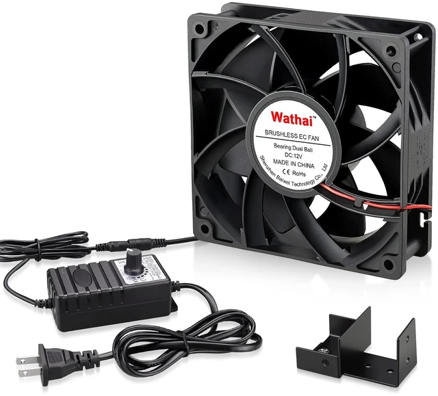 Main image of Wathai Doorway Corner Fan for Moving Heat Wood Stove Doorway air Fan