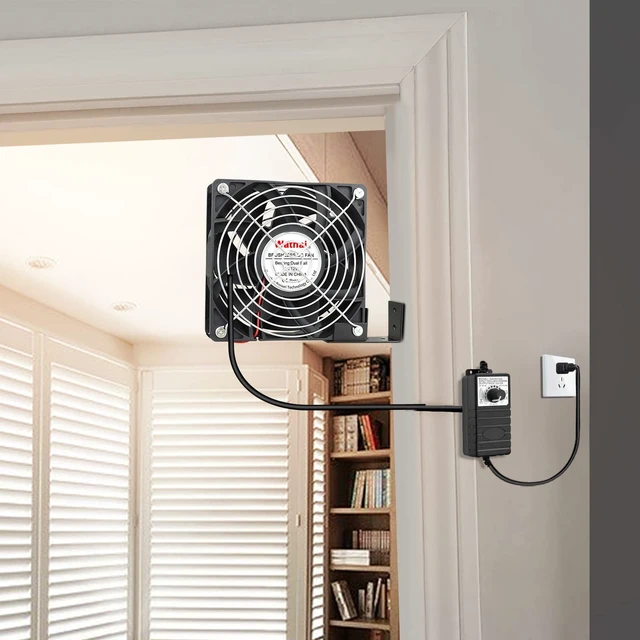 Alt view image 3 of 5 - Wathai Doorway Corner Fan for Moving Heat Wood Stove Doorway air Fan