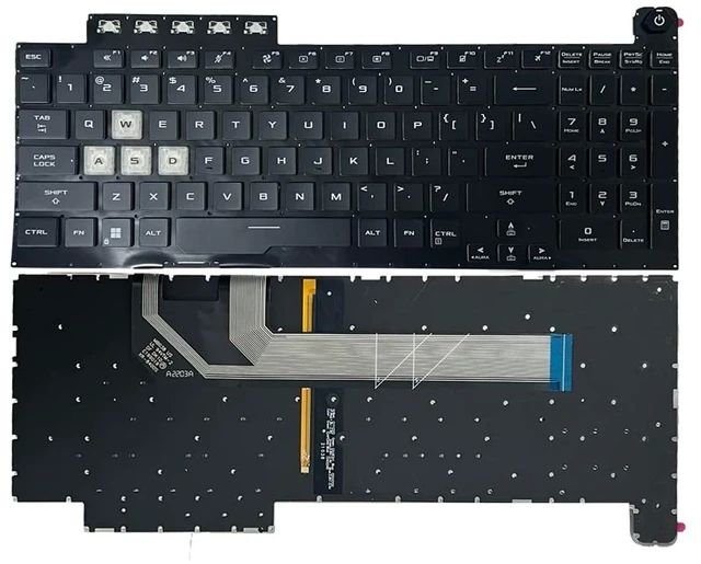 Main image of GinTai US Keyboard for ASUS TUF Gaming F15 FX506 FA506 FX506L FX506LI