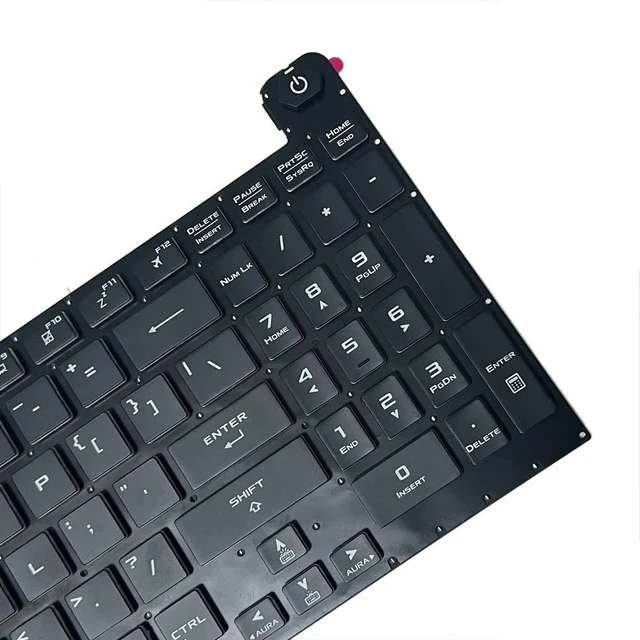 Alt view image 4 of 5 - GinTai US Keyboard for ASUS TUF Gaming F15 FX506 FA506 FX506L FX506LI