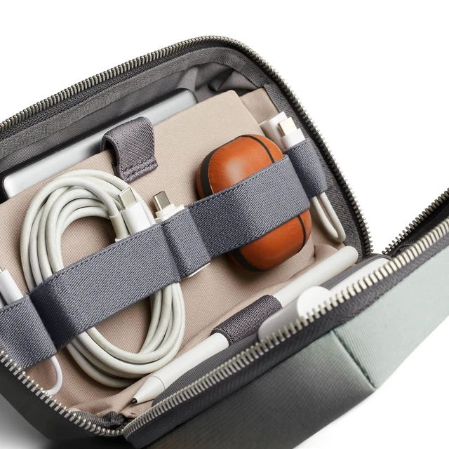 Alt view image 3 of 5 - Bellroy Tech Kit, Tech Accessories Organizer - Eucalyptus