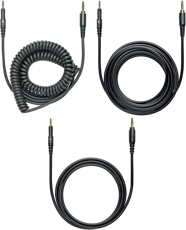 Alt view image 4 of 5 - Audio-Technica ATH-M50X Bundle, Headphones, 25ft Extension Cable, Black