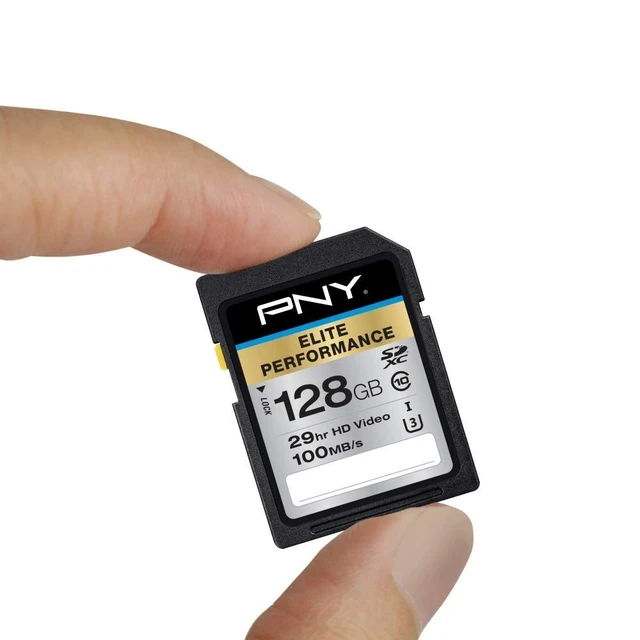 Alt view image 4 of 5 - PNY 128GB Elite Performance Class 10 U3 SDXC Flash Memory Card - 95MB/s, Class 10, U3, 4K UHD, Full HD, UHS-I, Full Size SD
