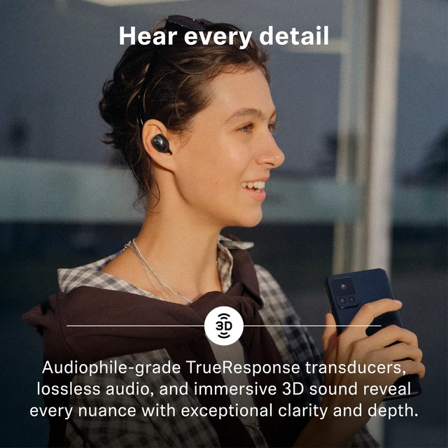 Alt view image 3 of 5 - Sennheiser Momentum True Wireless 5 Bluetooth Earbuds, Copper