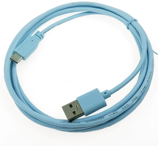 Main image of easyreen USB Type A to Type C Console Cable for Cisco Catalyst 9500X Aggregation Switches CAB-USBC-4M-GR= 2M