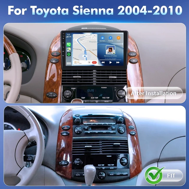 Alt view image 2 of 5 - 4Core+64G Android Car Radio for Toyota Sienna 2004-2010
