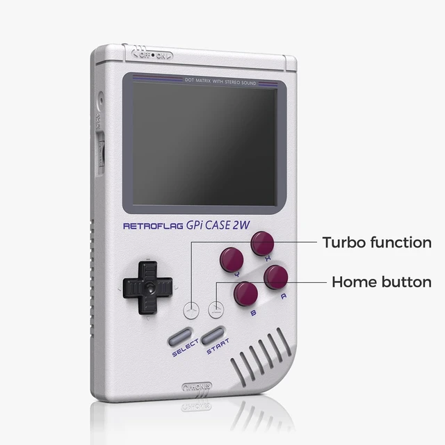 Alt view image 5 of 5 - AKNES Retroflag GPi CASE 2W for Raspberry Pi Zero/Zero W /2W, 3" IPS LCD