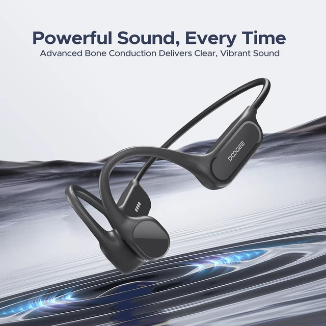 Alt view image 4 of 5 - POPUX Bone Conduction Headphones IP68 Waterproof Headphones for Swimming, Open-Ear Underwater Swimming Earbuds Bluetooth 5.4 32GB MP3 10H Battery for Sport Running Fitness(DGERY)