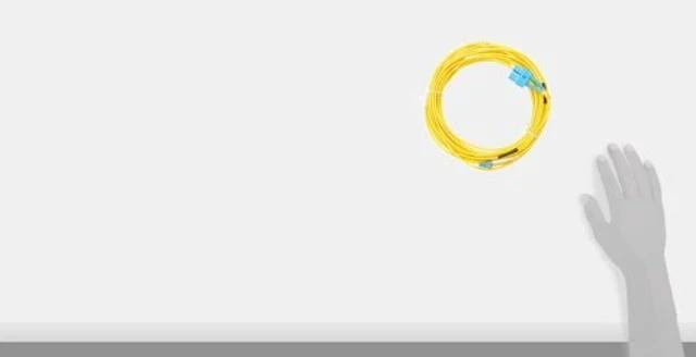 Alt view image 2 of 2 - Belkin F2F802L7-10M Duplex Fiber Optic Cable LC/SC;8.3/125; 10 Meters