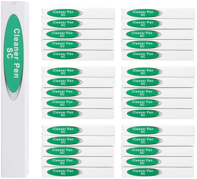 Main image of Cookinkitch 30-Pack 2.5mm Fiber Optic Cleaning Pens for SC/FC/ST Connectors