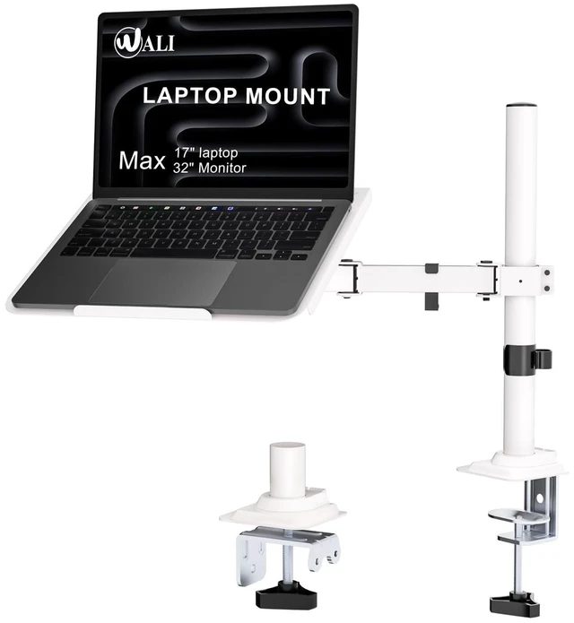 Main image of WALI Adjustable Laptop Desk Mount for 17 inch Notebook or 32 inch Screen