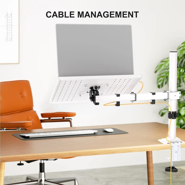 Alt view image 4 of 5 - WALI Adjustable Laptop Desk Mount for 17 inch Notebook or 32 inch Screen
