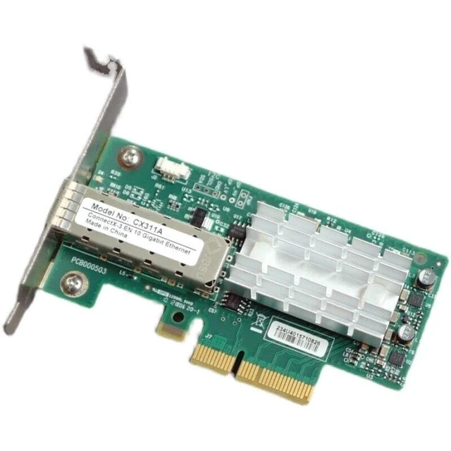 Alt view image 4 of 4 - SXTAIGOOD MCX311A-XCAT ConnectX-3 EN 10G Ethernet 10GbE SFP+ PCI-E NIC