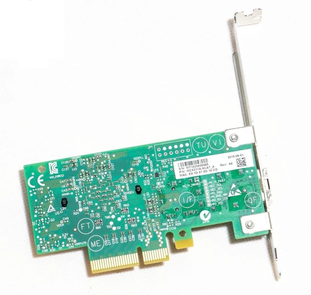 Alt view image 3 of 4 - SXTAIGOOD MCX311A-XCAT ConnectX-3 EN 10G Ethernet 10GbE SFP+ PCI-E NIC