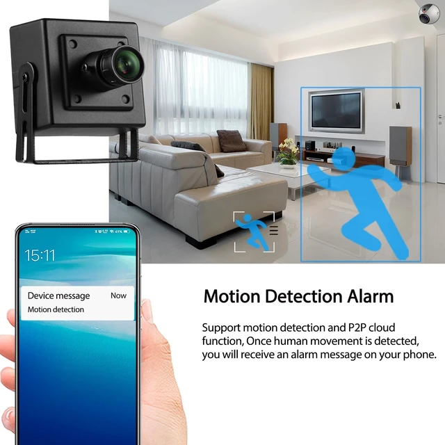 Alt view image 5 of 5 - REVODATA 5MP POE Starlight IP Camera 4mm Lens,Full Color Night Vision Security Indoor Color Night P2P Remote View CCTV Video POE Camera H.265/H.264 Motion Detection (I706-P-FC-HS)