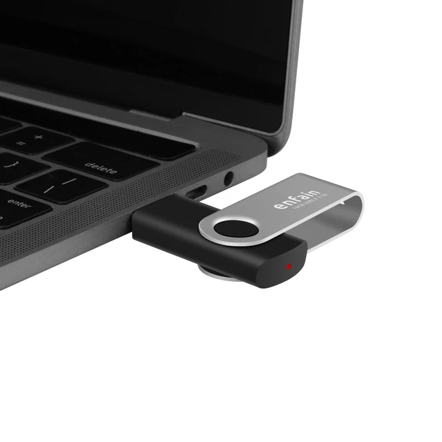 Alt view image 5 of 5 - Enfain 32GB USB 2.0 Flash Drive 10-Pack - Swivel Design, Reliable Data Storage for Home, Office, School - Bulk USB Memory Sticks Compatible with PC, Laptop, Mac (Black)