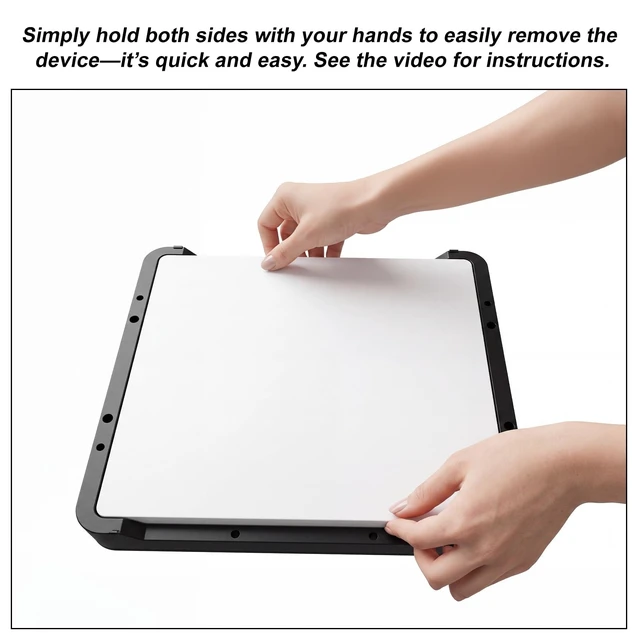 Alt view image 2 of 5 - for Starlink Mini Magnetic Roof Car Mount with Removable Protective Cover, Quick-Release Mechanism, Durable Metal Plate and Open-Base Ventilation Design, 280 lb Tensile Force