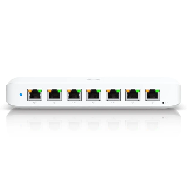 Alt view image 3 of 5 - Ubiquiti A Compact, 8-Port, Layer 2 GbE PoE Switch with Versatile, W128792509 (GbE PoE Switch with Versatile mounting Options.)