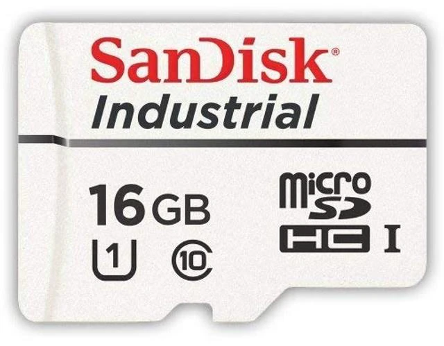Main image of SanDisk 16GB Industrial MLC MicroSD SDHC UHS-I Class 10 SDSDQAF3-016G Bulk (1 Pack)