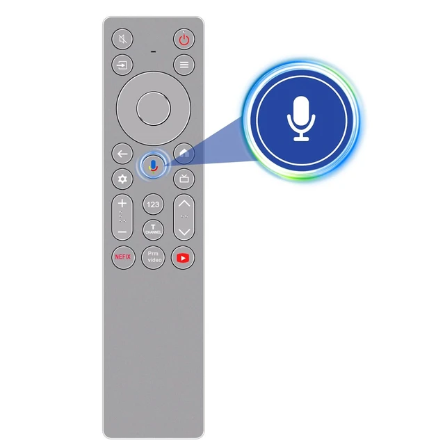 Alt view image 4 of 5 - ALLIMITY Replacement Voice Backlight Remote Control fit for TCL QM8K Series ^^ Mini LED QLED 4K HDR TV 75QM8K 65QM8K 85QM8K 98QM8K