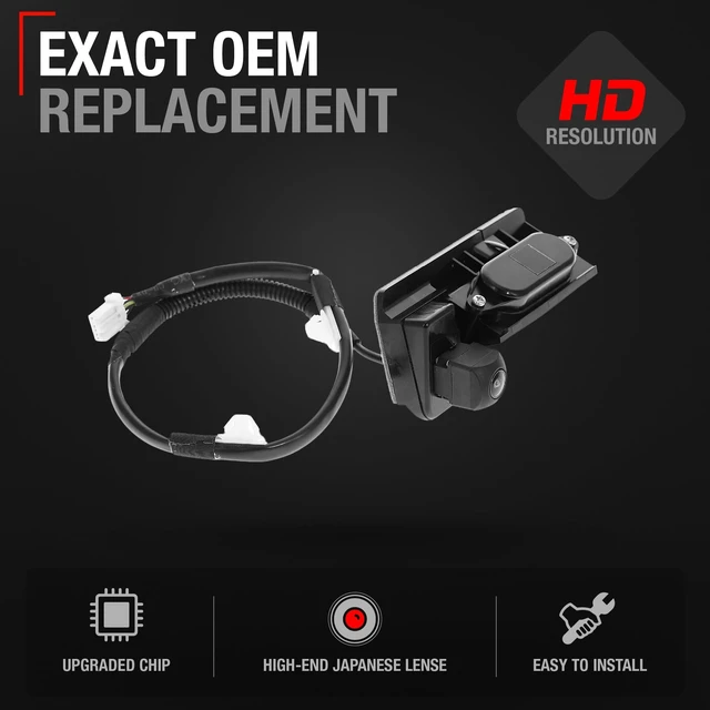 Alt view image 2 of 5 - Rear View Backup Camera, Reverse Park Assist - Compatible with 2014-2017 Honda Odyssey - OEM 74810TK8A30, HO1960119
