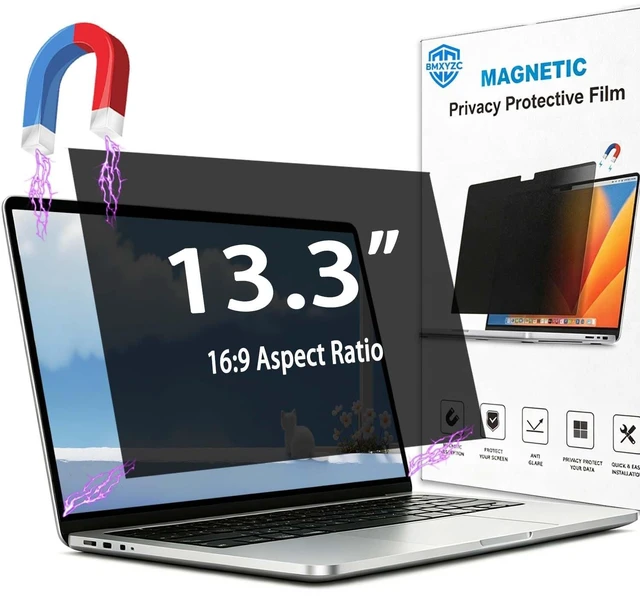 Main image of Magnetic Laptop Privacy Screen 13.3 Inch 16:9-26 Anti Peeping
