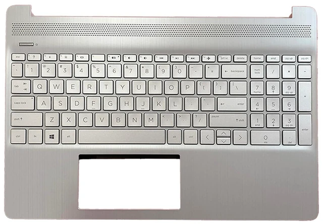 Main image of JADTRXU M17184-001 L63578-001 Replacement Upper Case Palmrest for HP 15T-DY 15-DY 15-EF 15Z-EF 15s-eq 15s-fq 15s-er 15s-fr Series Laptop Top Cover Non-Backlit Keyboard Assembly(Natural Silver)