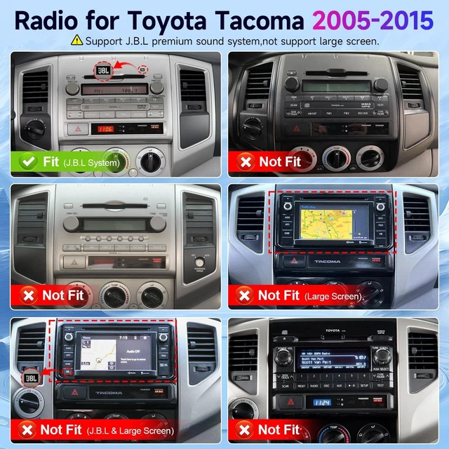 Alt view image 3 of 5 - Leadfan Linux Car Stereo for Toyota Tacoma (JBL Version) 2005-2015