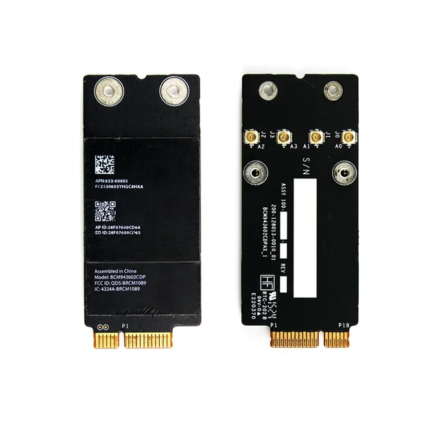 Alt view image 3 of 5 - iPartsleader Airport Wireless Network Card BCM943602CDP Replacement for iMac 21" A1418 and 27" A1419 WiFi Bluetooth 4.2 Dual-Band Airport Network Card 802.11a/b/g/n/ac (Late 2015-Mid 2017)