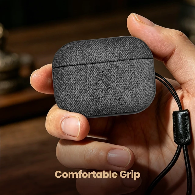 Alt view image 4 of 5 - Delidigi Magnetic Lid Vegan Leather Case for AirPods Pro 3 (2025)
