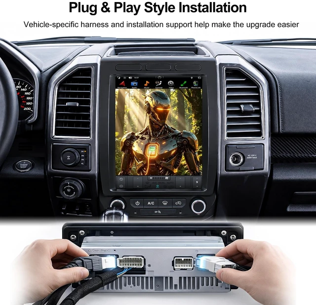 Alt view image 3 of 5 - CUSP 12.1" Radio Head Unit for Ford F150 2015-2021 F250/F350/F450 2017-2021
