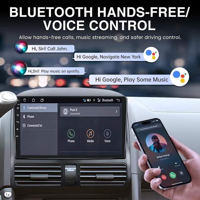 Alt view image 2 of 5 - 4GRAM 64GROM Car Radio for Honda CRV 2002-2006