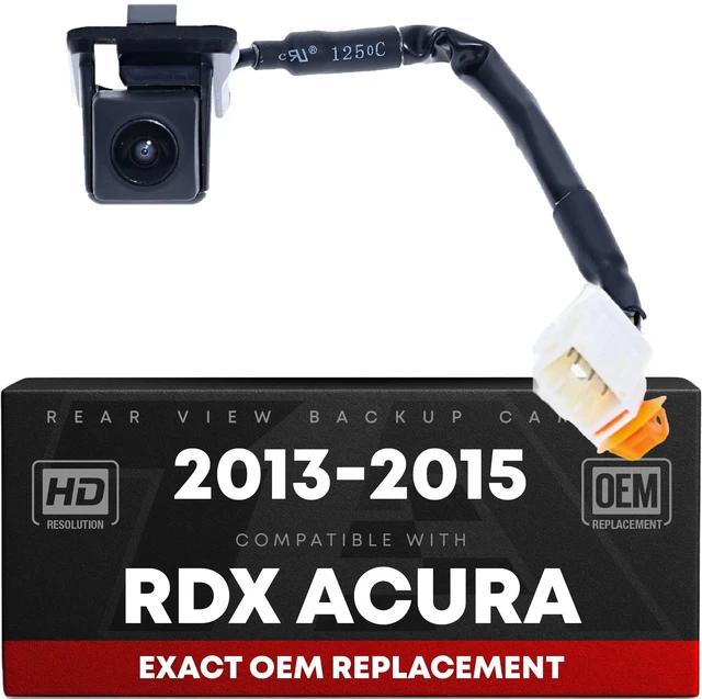Main image of Rear View Backup Camera, Reverse Park Assist - Compatible with 2013-2015 Acura RDX - OEM 39530TX4A01, AC1960100
