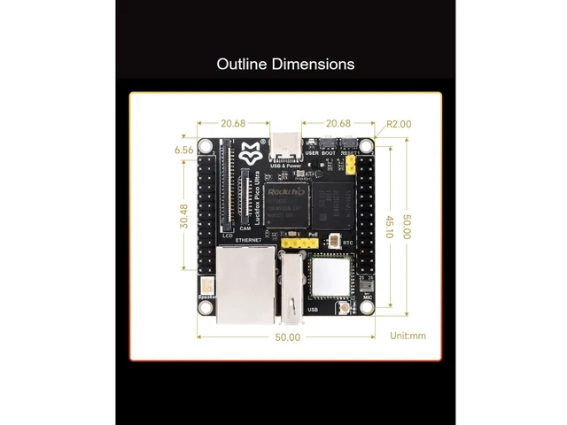 Alt view image 5 of 5 - waveshare Luckfox Pico Ultra Micro W Development Board Based on RV1106 Chip,Integrates ARM Cortex-A7/RISC-V MCU/NPU/ISP Processors,Onboard 2.4GHz WiFi 6 and BLE Bluetooth Module