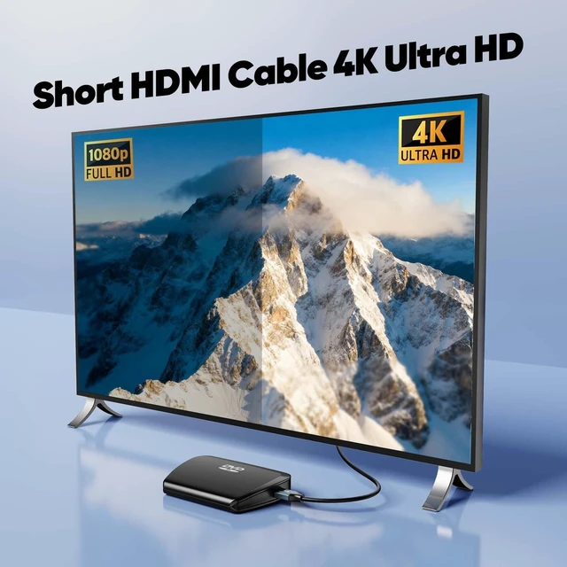 Alt view image 4 of 5 - Short HDMI Cable 1FT 10-Pack,12inch HDMI 2.0 Cable Short High Speed