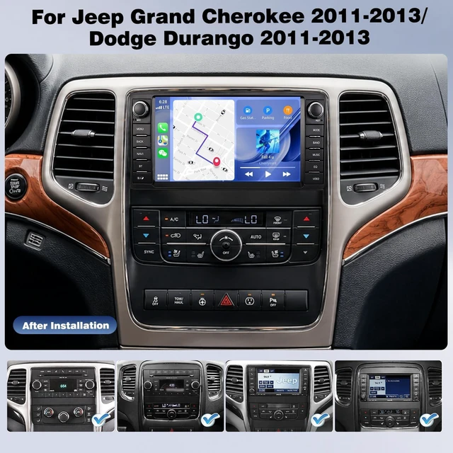 Alt view image 2 of 5 - 4+64G Car Radio for Jeep Grand Cherokee 2011-2013, Dodge Durango 2011-2013